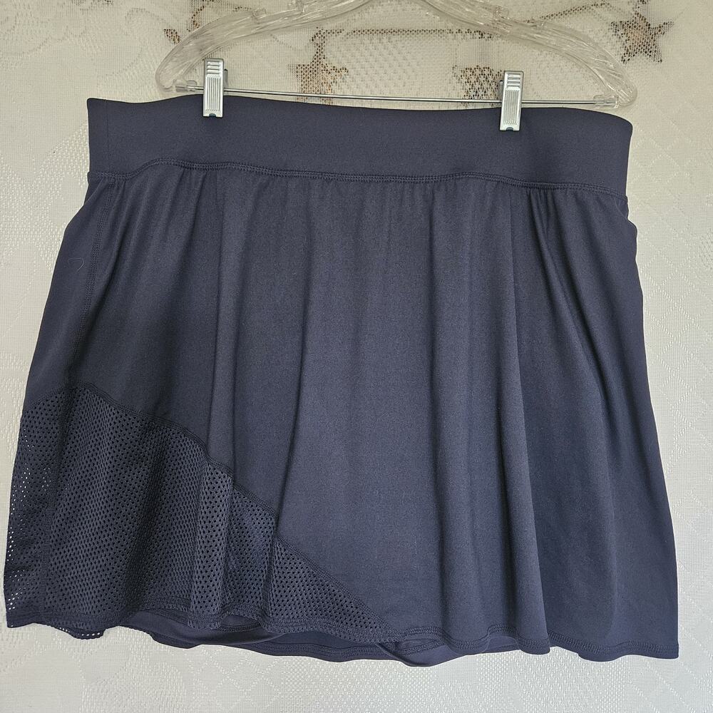 Livi Active Size 18/20 Blue Performance Pleated Skort Tennis Golf Activewear